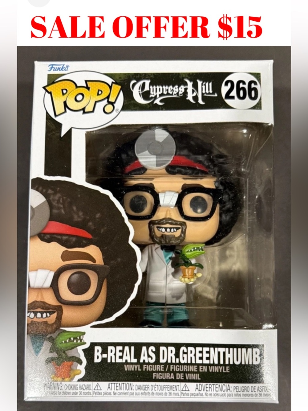 Funko Pop B-Real Cypress Hill Hip Hop Music Toy Figure